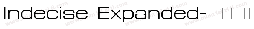Indecise Expanded字体转换